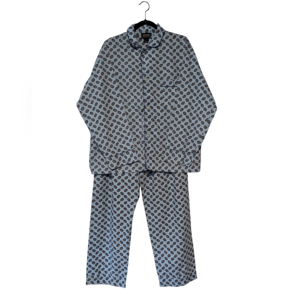 Vintage Men's Diplomat Pajamas Blue Size Large.Fit to True size.